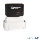 F10 Xstamper Pre-Inked Ind. Stamp (1/2" x 1-5/8")