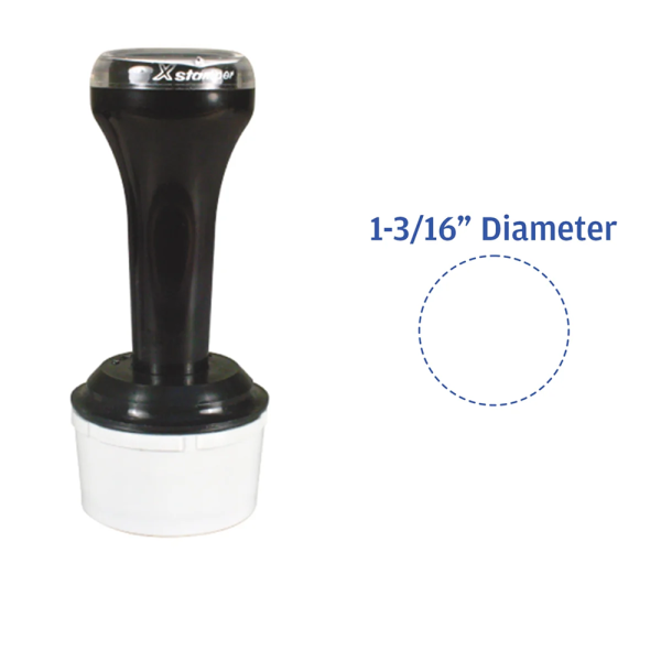 F30 Xstamper Pre-Inked Industrial Stamp (1-3/16" Dia)