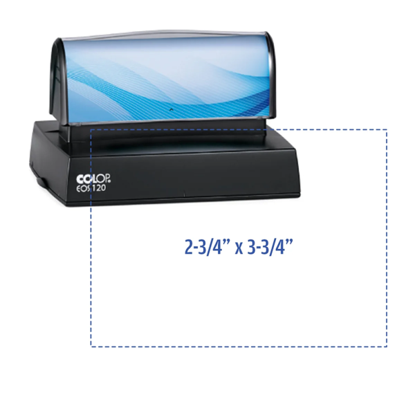 HD 120 Pre-Inked Stamp (2-3/4" x 3-3/4")