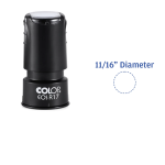 R17 HD Pre-Inked Quick Dry Stamp (11/16" Diameter)